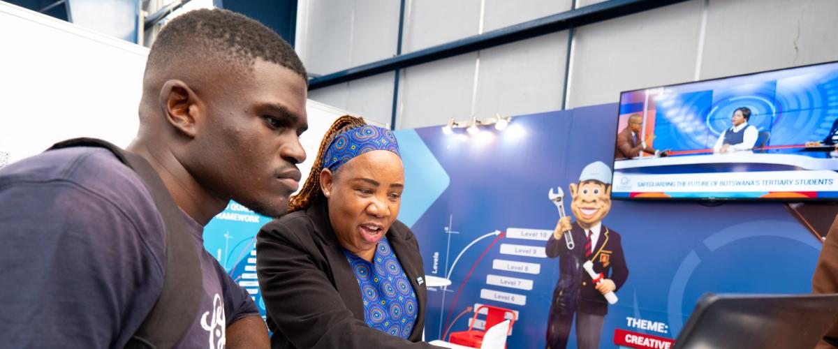 BQA Engages Students at BHRDS Fair in Gaborone