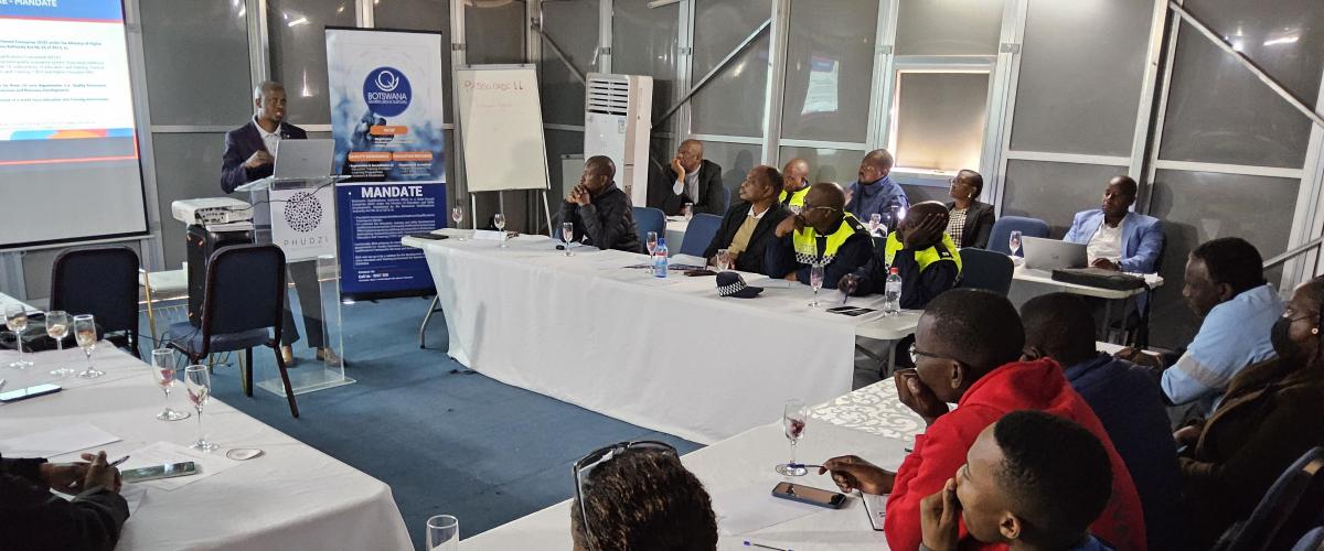BQA TAKES POLICY AWARENESS AND QUALITY ASSURANCE SERVICES TO BOTETI AND CHOBE.